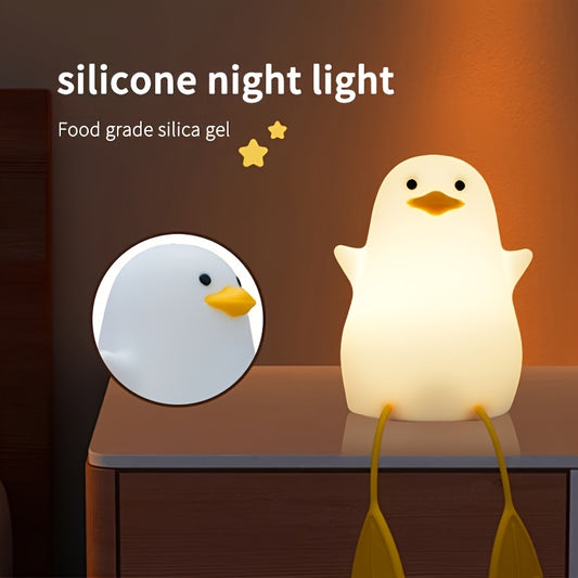 Ducky-Flap Telefonhållarlampa - Dimbar, Färgskiftande USB-Nattlampa