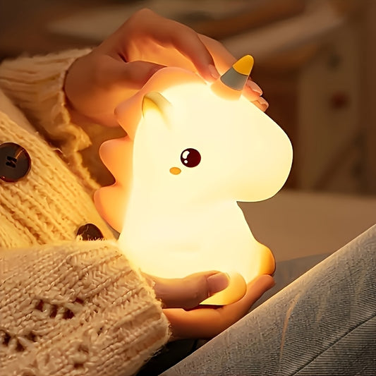 Stella the Unicorn Drömlampa - USB Uppladdningsbar Dimbar LED-Lampa