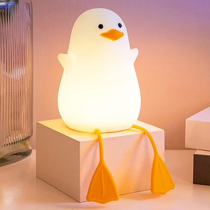 Ducky-Flap Telefonhållarlampa - Dimbar, Färgskiftande USB-Nattlampa