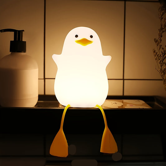 Ducky-Flap Telefonhållarlampa - Dimbar, Färgskiftande USB-Nattlampa
