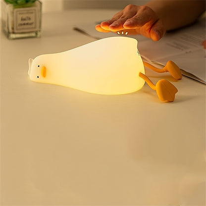 Louie the Duck Sömnkompis - USB Uppladdningsbar Pat-Nattlampa