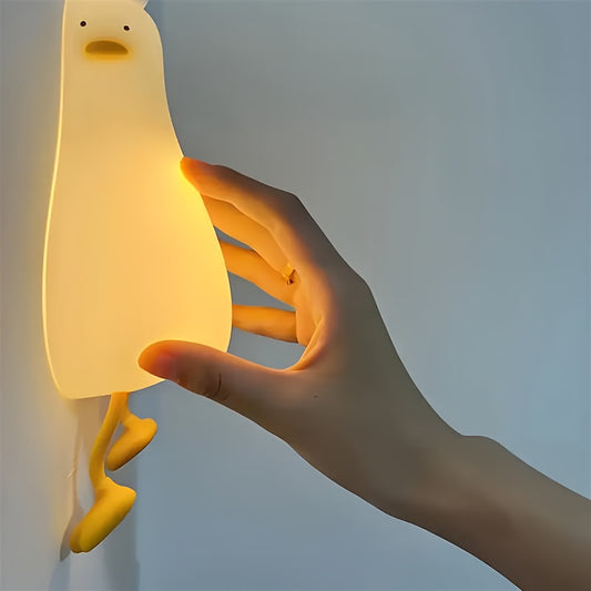 Louie the Duck Sömnkompis - USB Uppladdningsbar Pat-Nattlampa