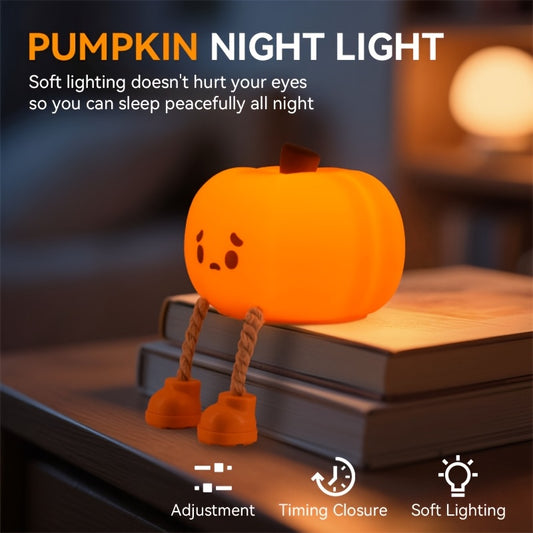 Pumpan Jack - Mjuk Silikonlykta med USB-Laddning
